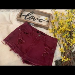 Maroon Harper shorts